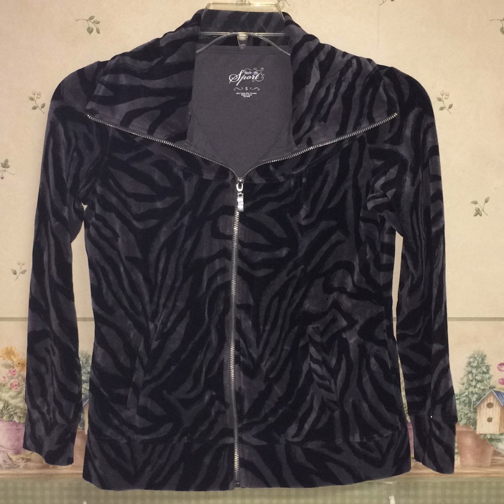 Style & Co Zebra print jacket - Picture 1 of 4